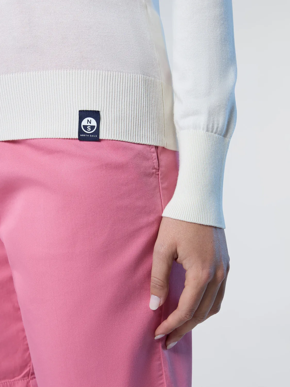 North Sails pull col rond aloe femme coton bio