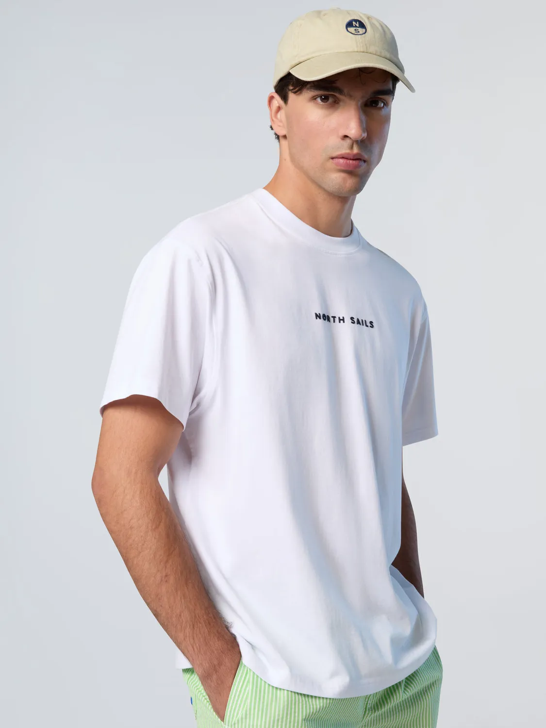 North Sails t-shirt col rond print coton bio