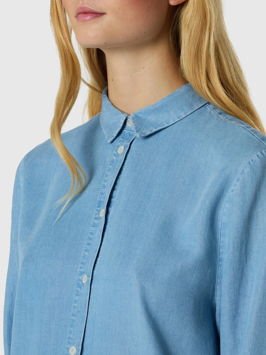 North Sails chemise Tencel logo brodé femme denim léger