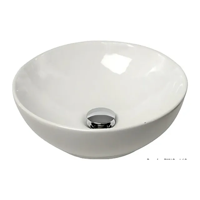 Osculati vasque céramique blanche Ø365 mm bateau