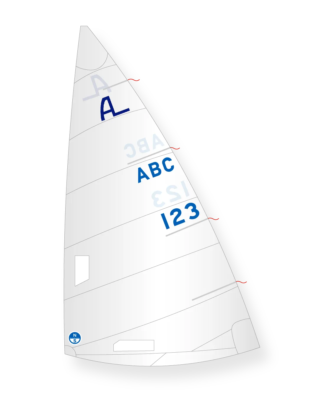 North Sails Rock 2 grand-voile Albacore dacron