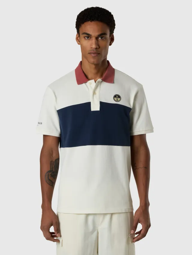 North Sails Archive polo color-block combo 1