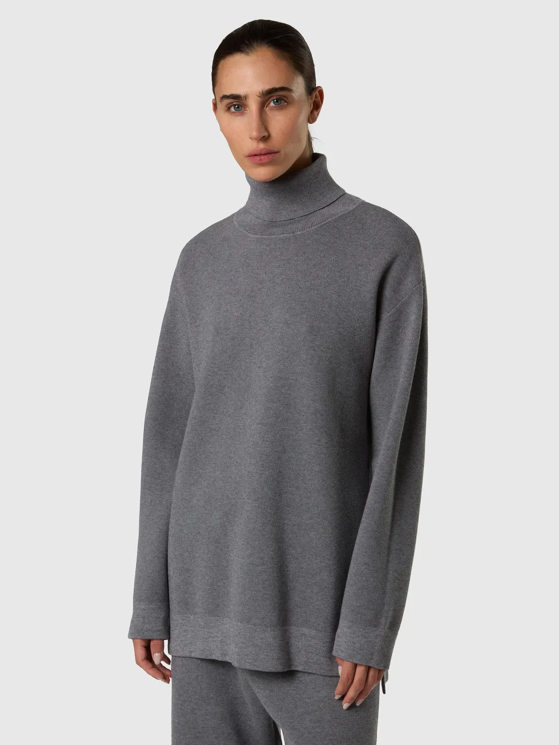 North Sails pull col roulé laine gris