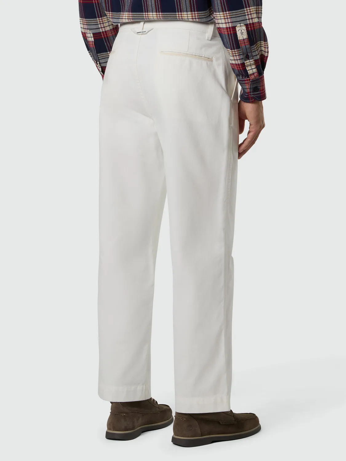 North Sails Archive pantalon gabardine white onyx