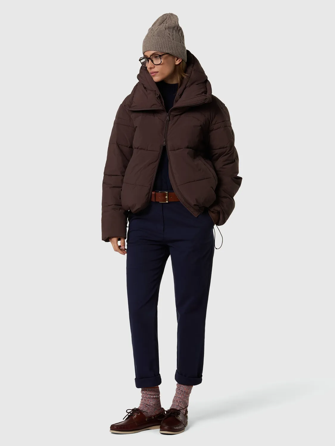 North Sails Charlotte doudoune femme hot fudge
