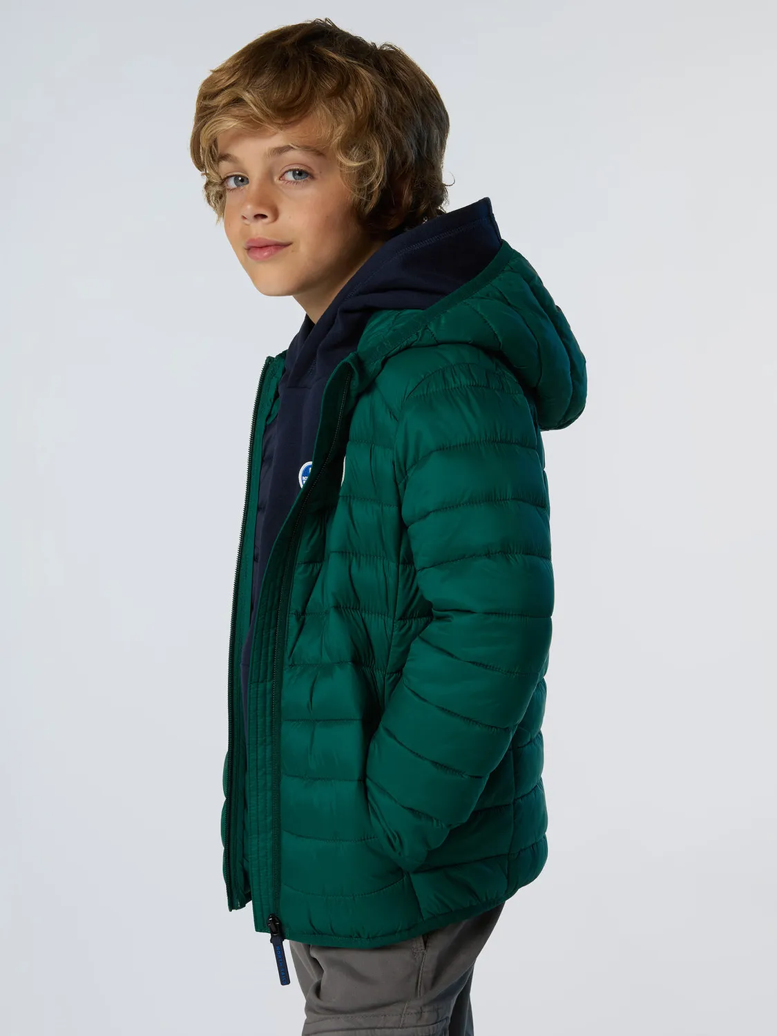 North Sails Explorer Doudoune enfant capuche nylon recyclé