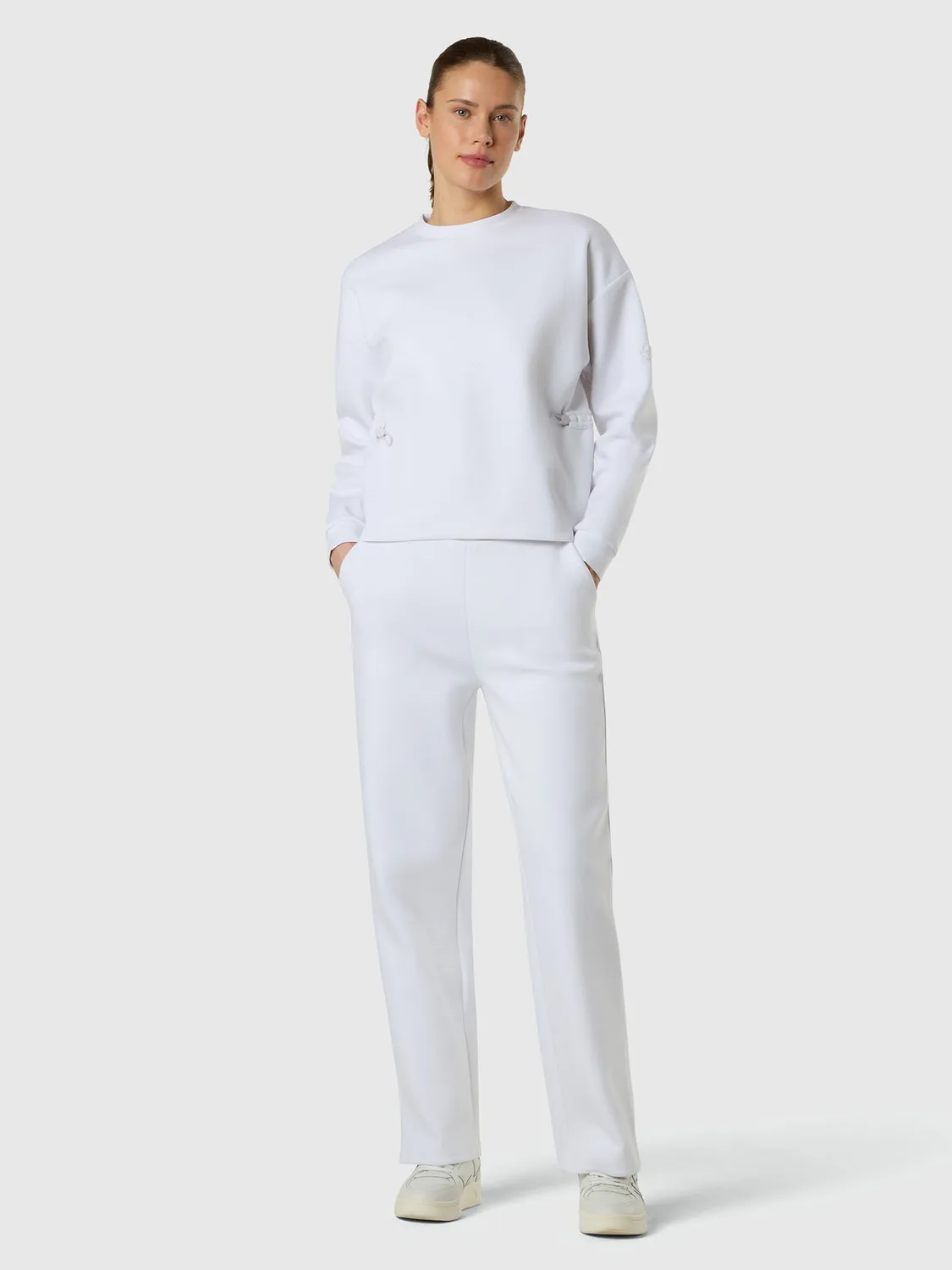 North Sails Interlock sweat col rond fibres recyclées