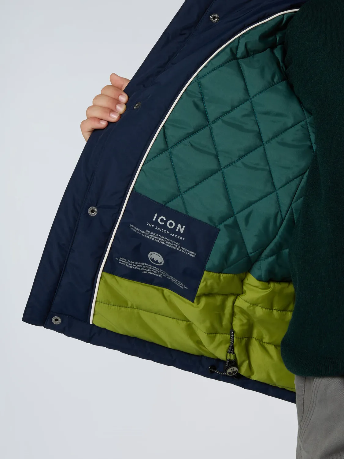 North Sails parka capuche amovible taslan recyclé