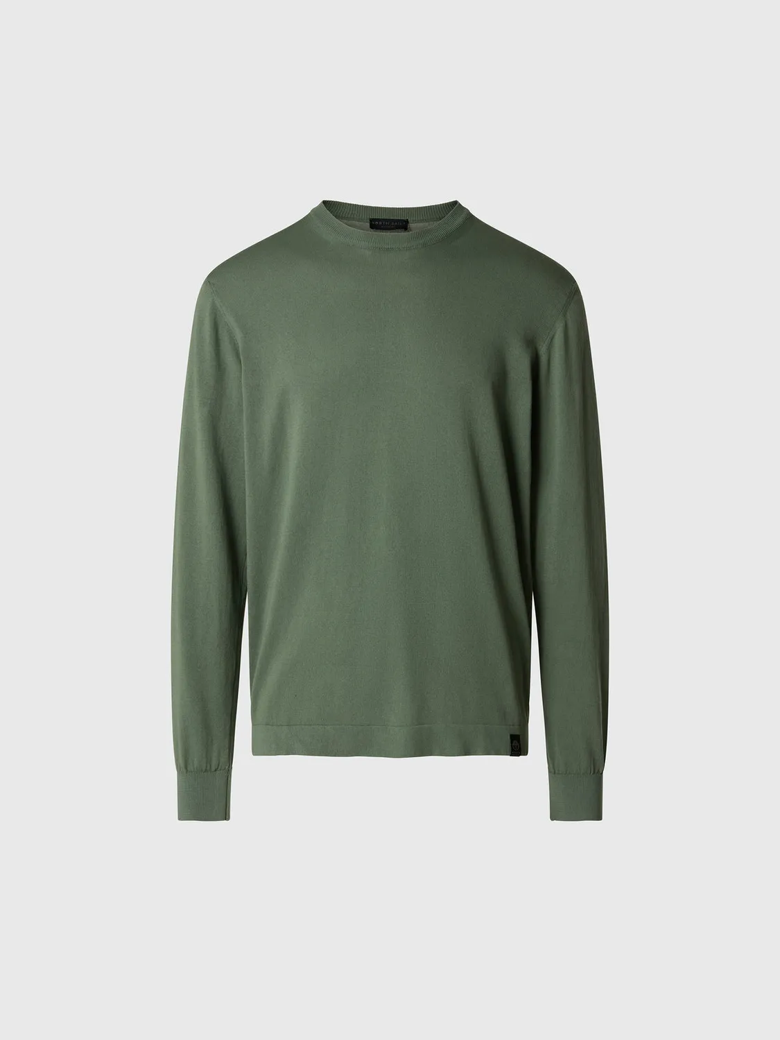 North Sails pull coton Pima bio col rond anti-bouloche