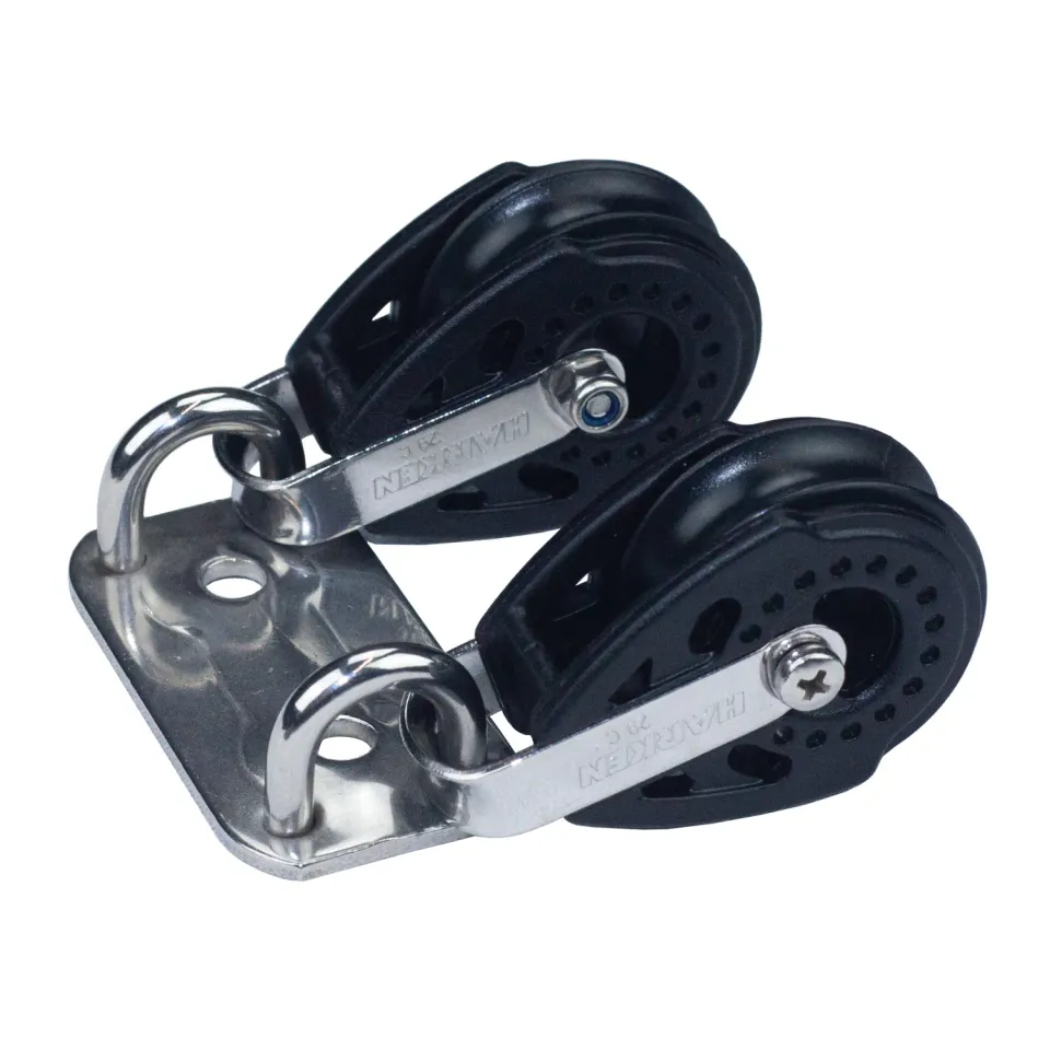 Optiparts EX2185 platine + poulies Harken 29 mm Laser ILCA