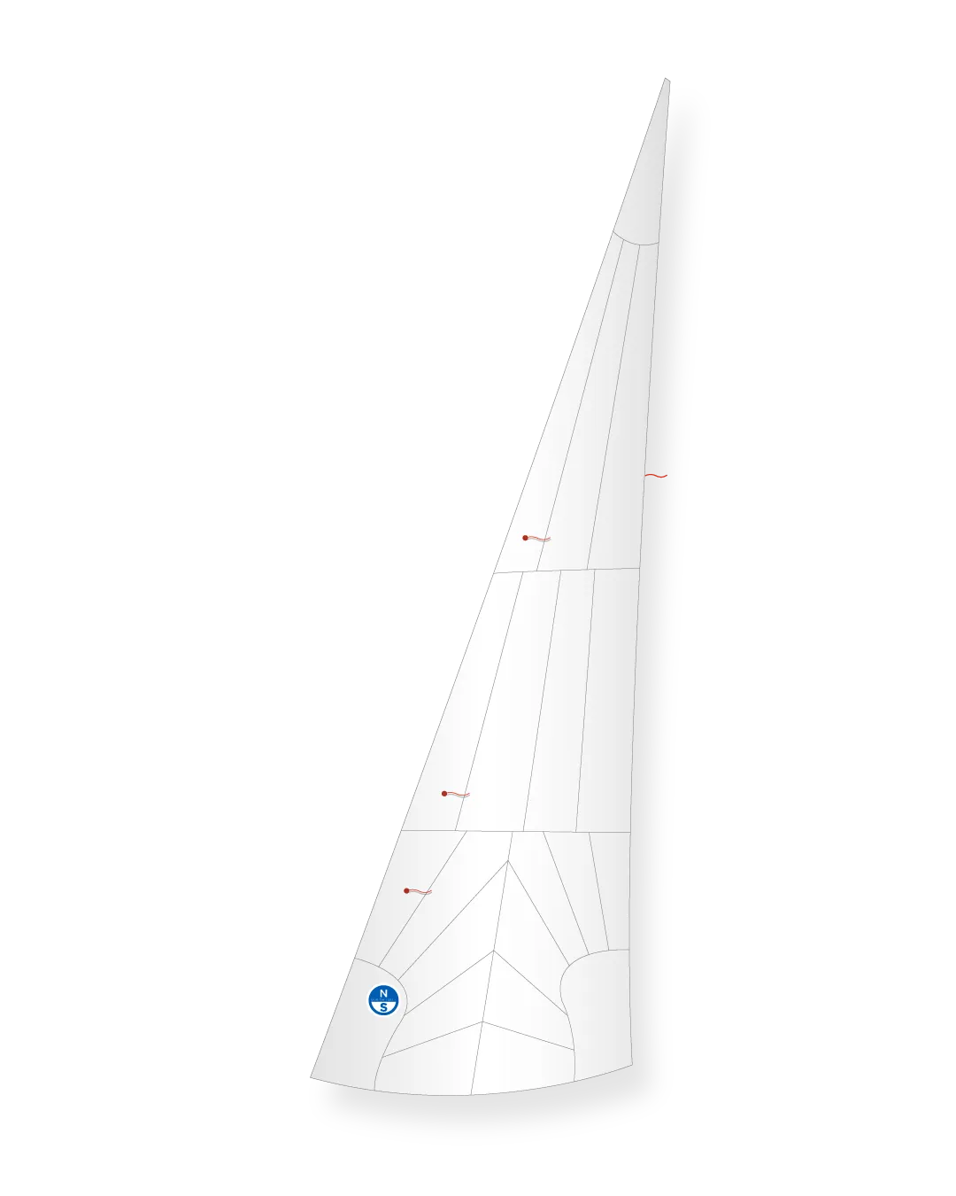 North Sails Ideal 18 J5 foc radial guindant zip