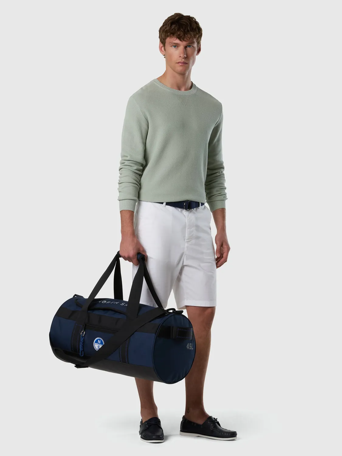 North Sails Honeycomb pull col rond nid abeille coton bio