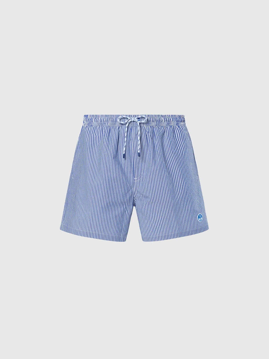 North Sails short de bain seersucker rayé coton