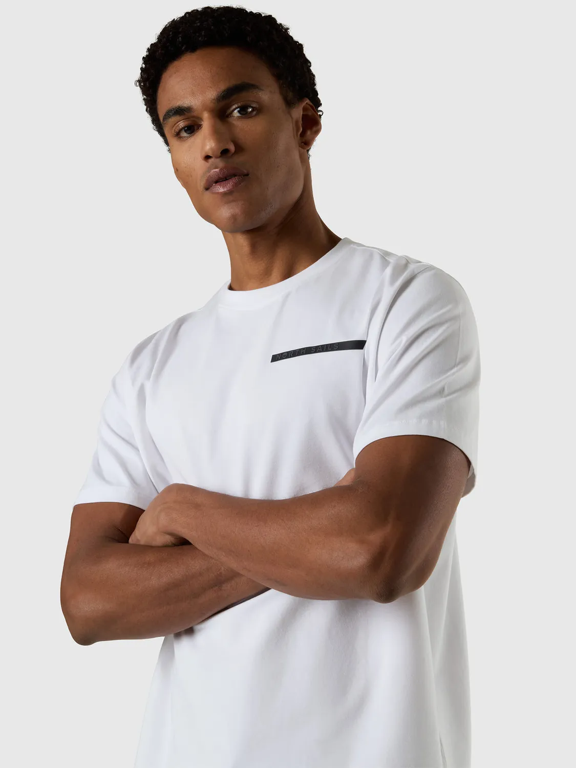North Sails t-shirt lettrage relief coton bio