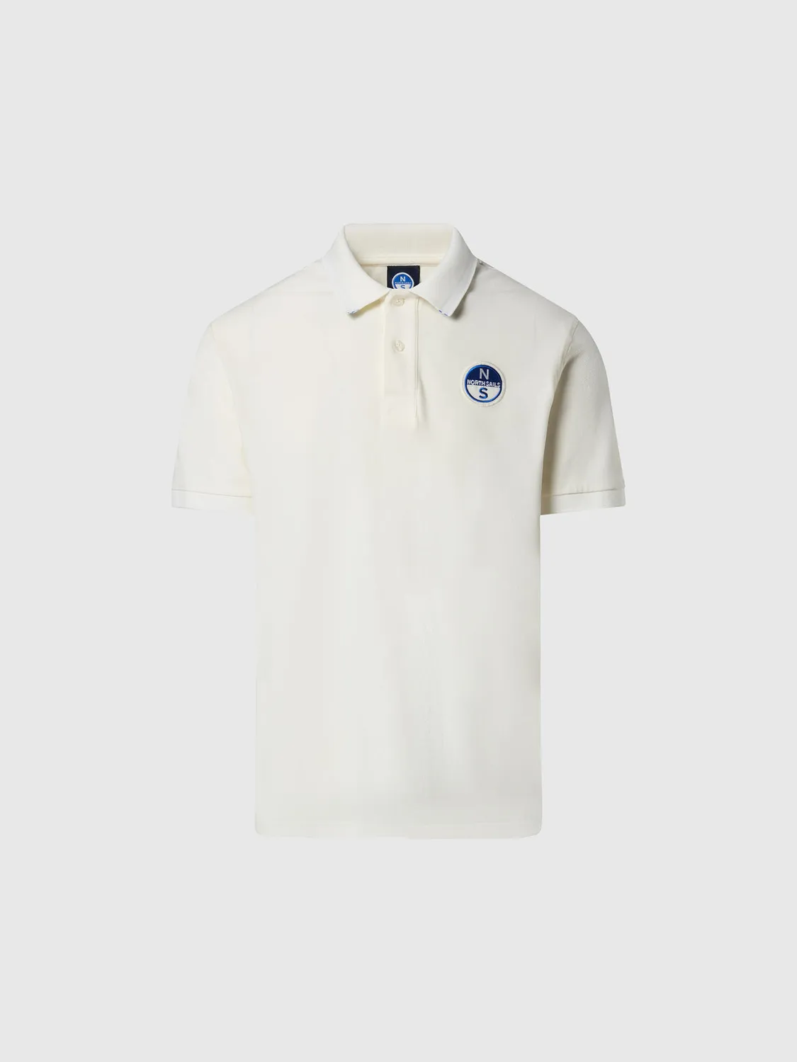 North Sails Polo piqué bio teint pigment logo