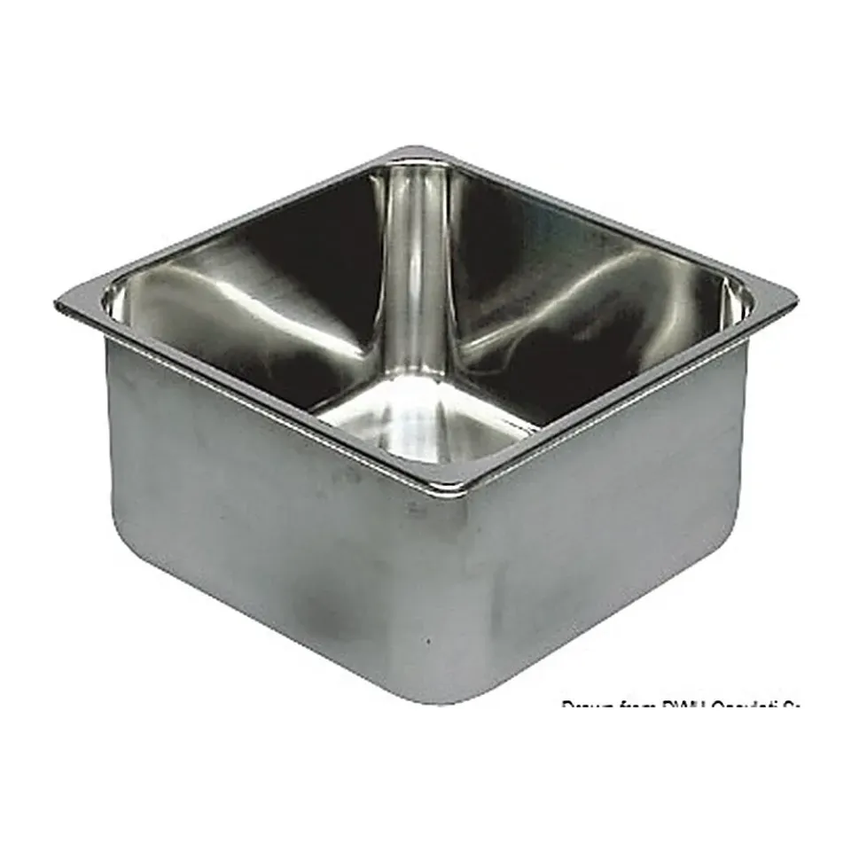 easysea évier inox rectangulaire 360x360x150 mm