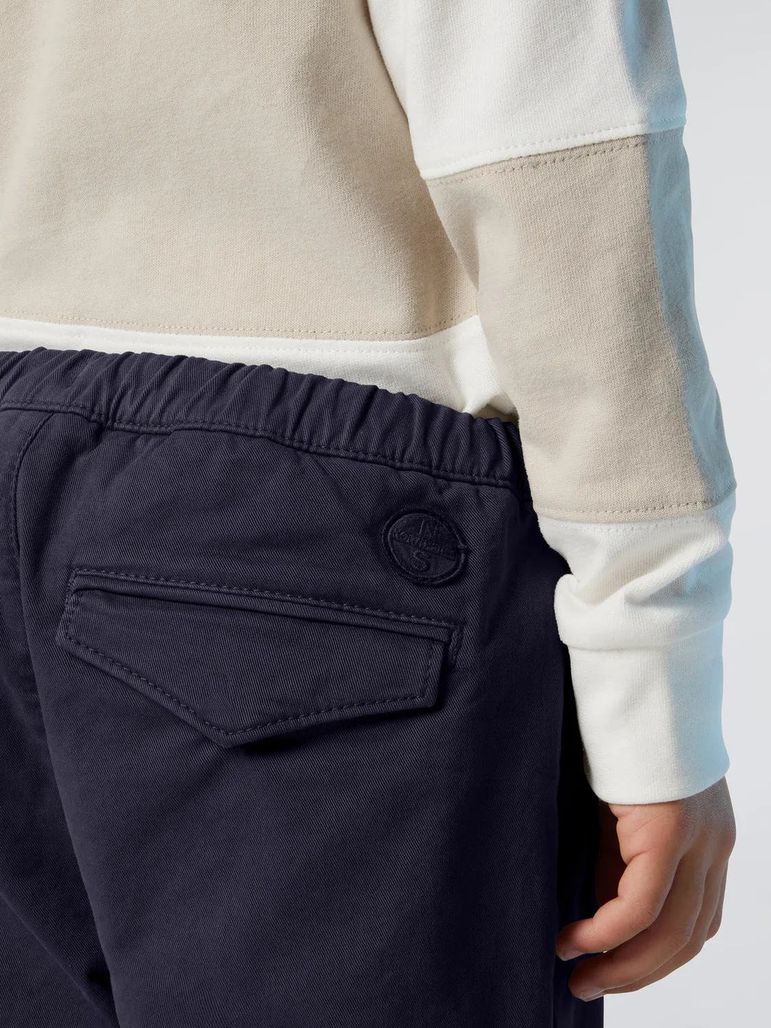 North Sails chino enfant taille élastique coton stretch
