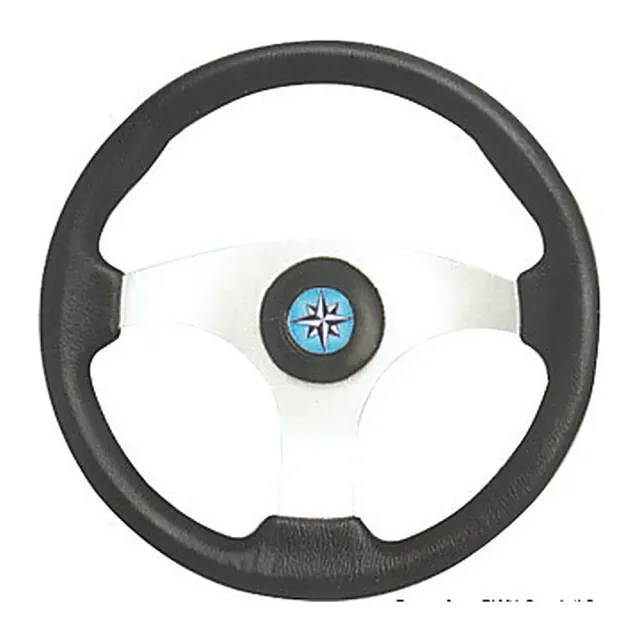 Technic volant bateau 350 mm noir argent polyuréthane