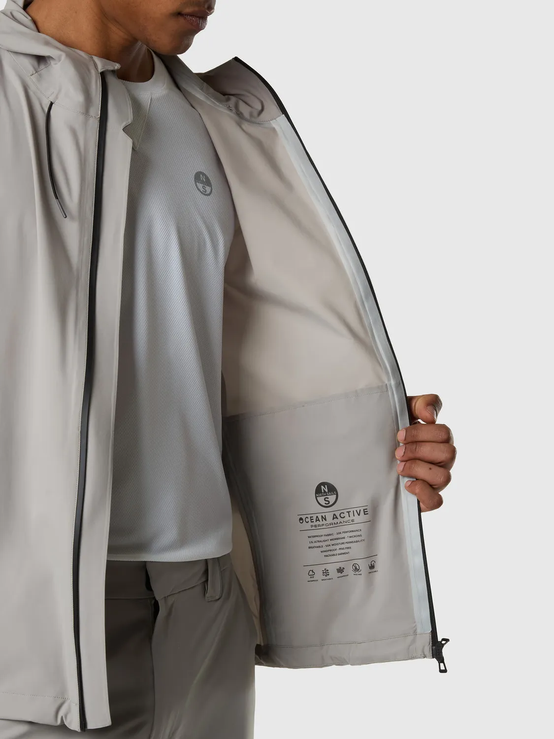 North Sails Cloud Veste Imperméable Pliable Légère