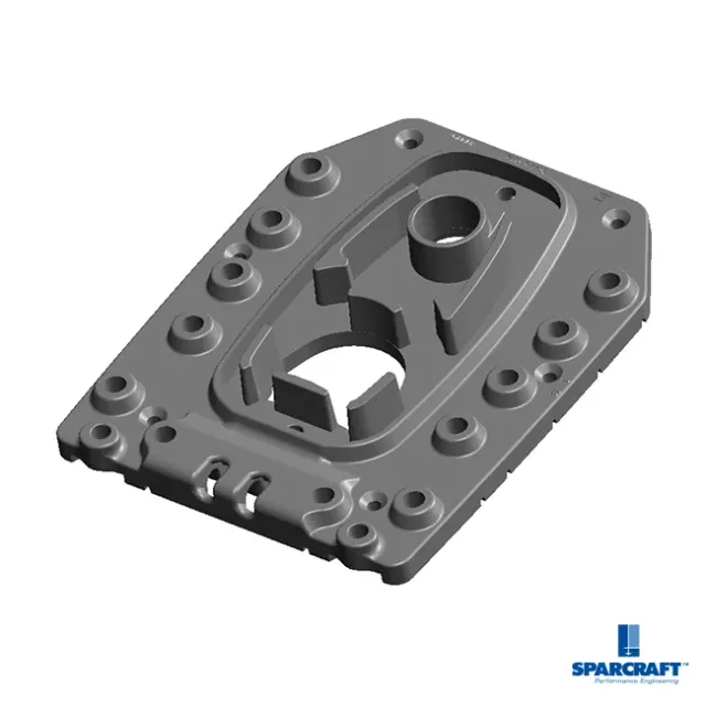 Sparcraft pied de mât S622 S560E S760E noir anodisé