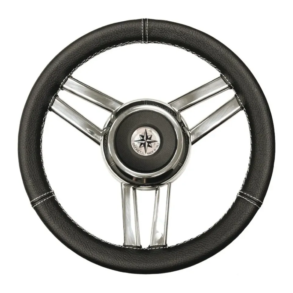 Magnifico volant 3 branches Ø350 mm noir inox