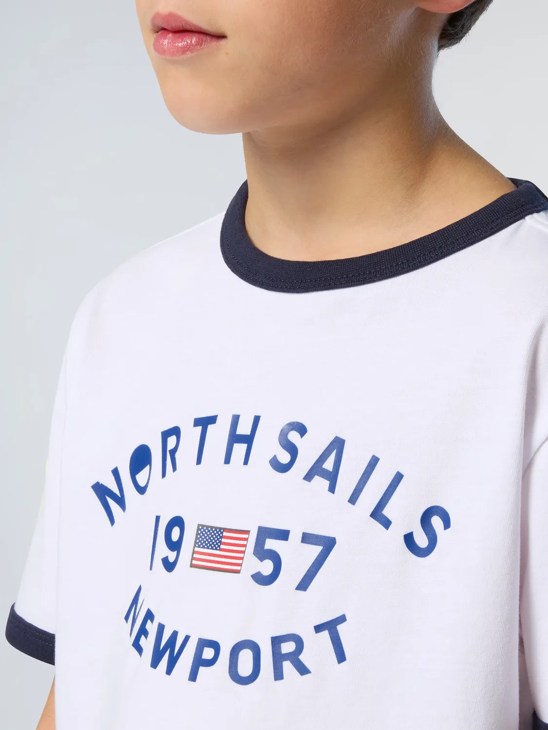 North Sails Newport t-shirt enfant coton bio imprimé