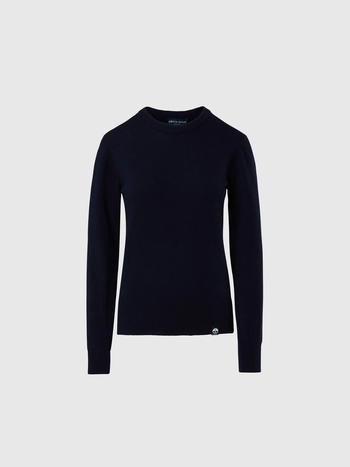 North Sails pull col rond cachemire femme bleu marine