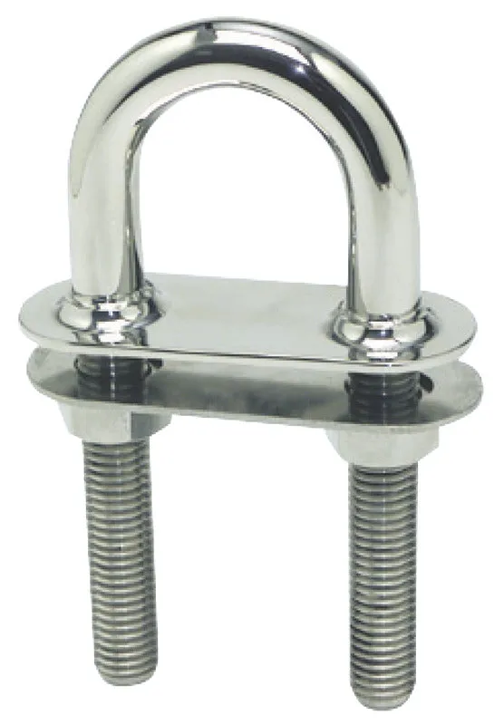 Easysea étrier en U inox poli 200x15 mm