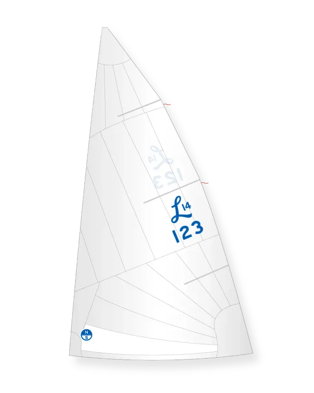 North Sails Lido 14 M-4R grand-voile Dacron régate