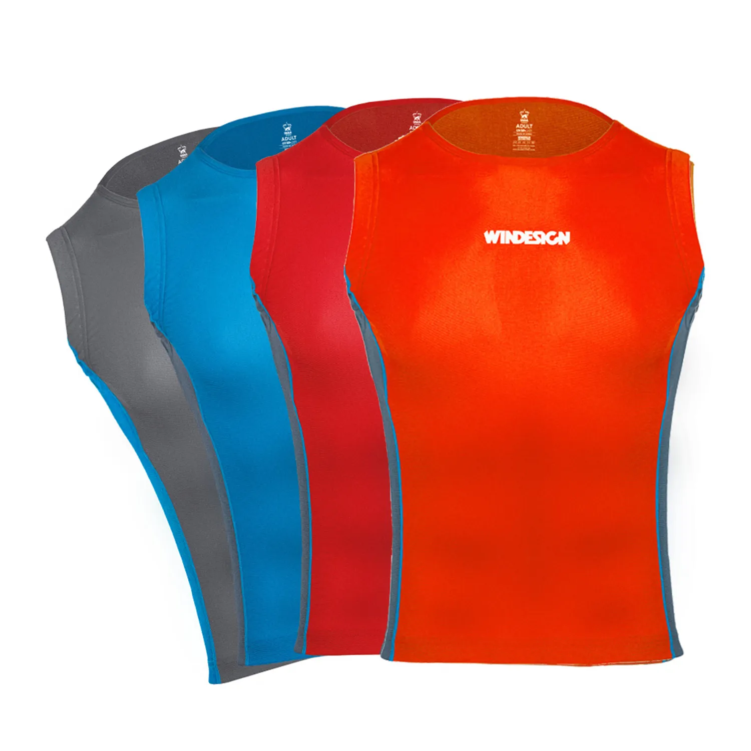 Windesign EX2532O débardeur rash orange fluo adulte