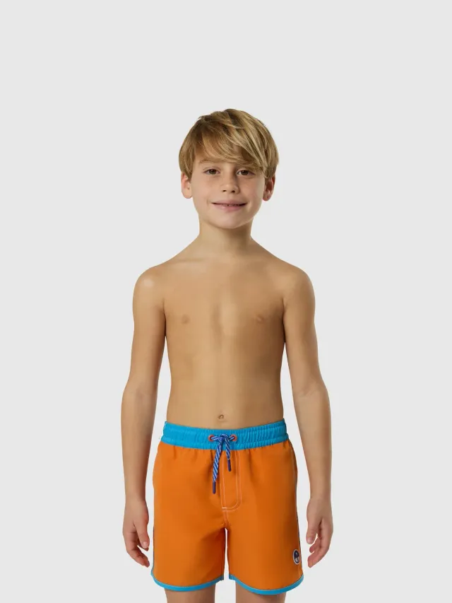 North Sails short de bain enfant orange peel