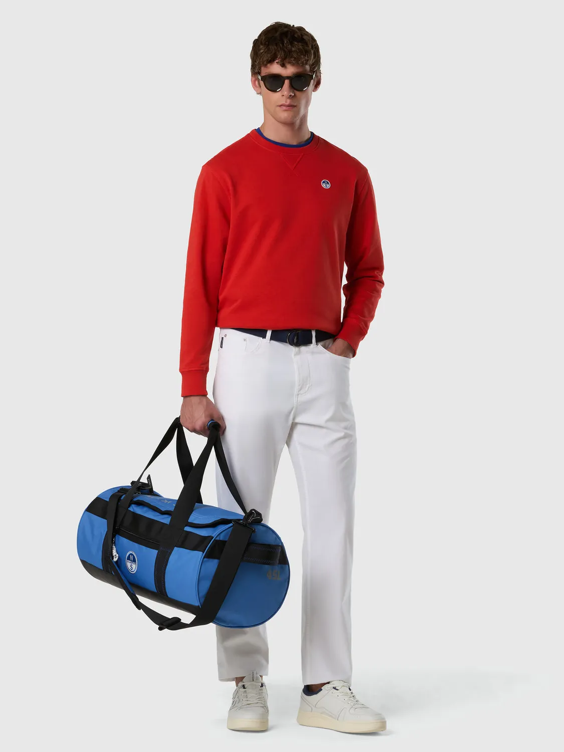 North Sails sweat logo patch coton bio non gratté