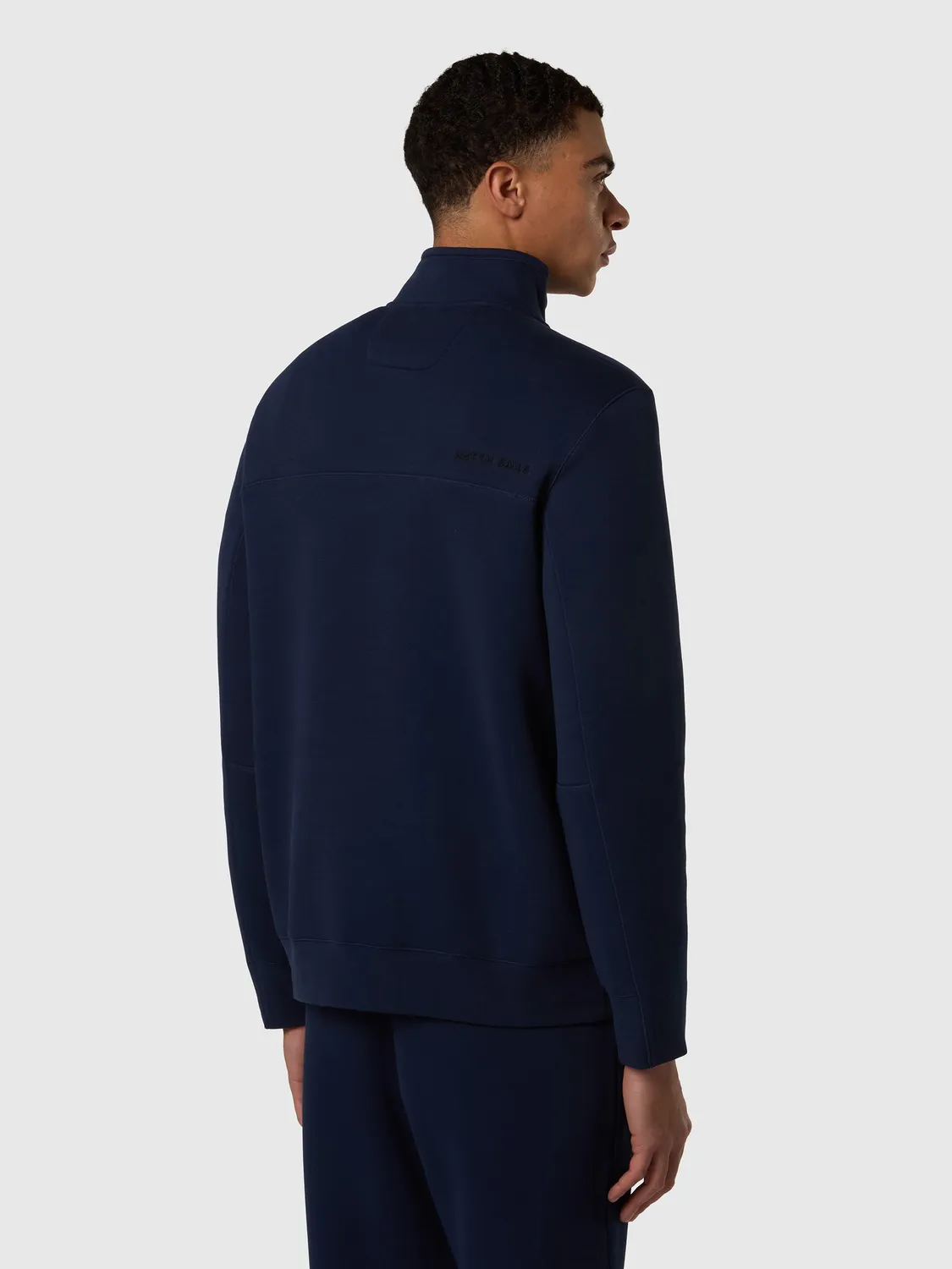 North Sails Scuba sweat demi-zip piqué bleu marine