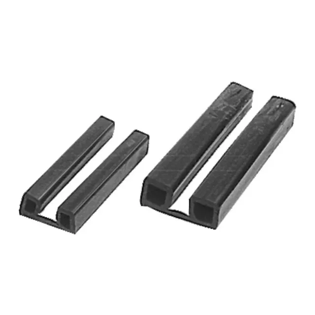 Tessilmare liston PVC noir 44x18 mm lot de 24