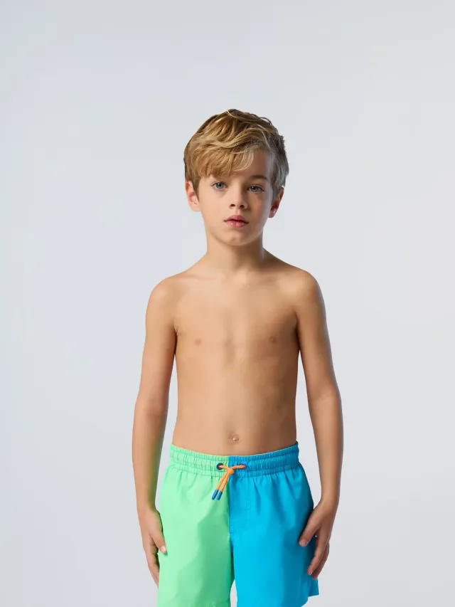 North Sails Upcycled short de bain enfant patchwork