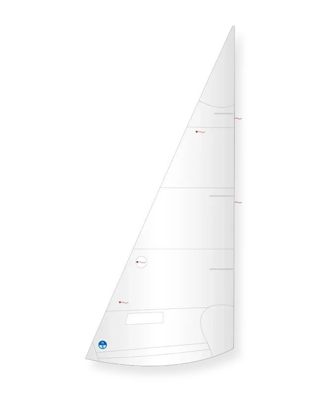 North Sails Sonar Blue Ribbon Foc Voile Club Renforcée