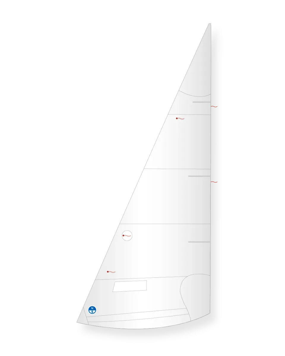 North Sails Sonar Blue Ribbon Foc Voile Club Renforcée