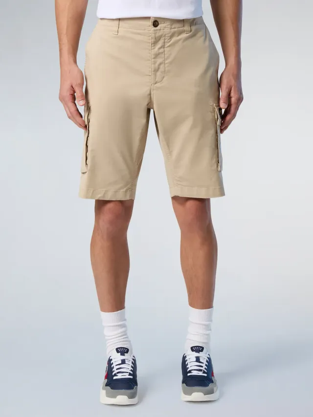 North Sails Crew bermuda cargo gabardine coton bio