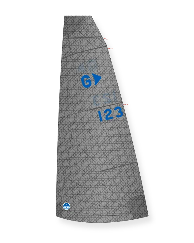 North Sails Graduate GM-2 grand-voile dériveur radial