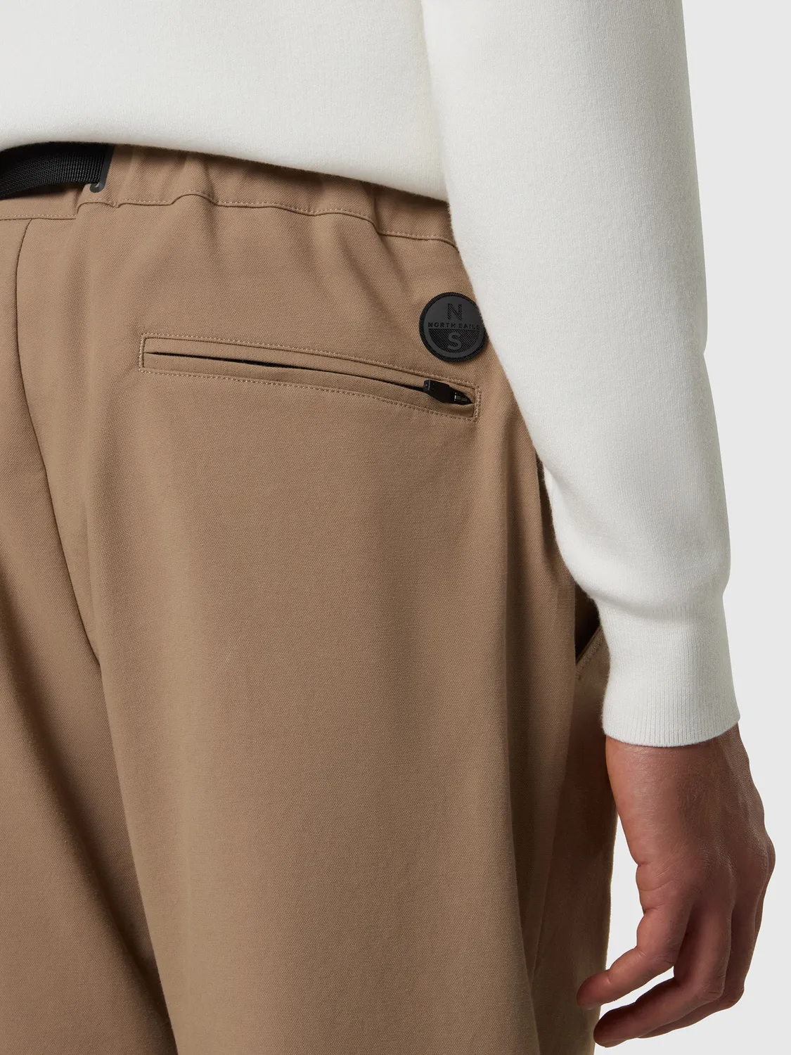 North Sails chino ceinture intégrée homme kaki hiver