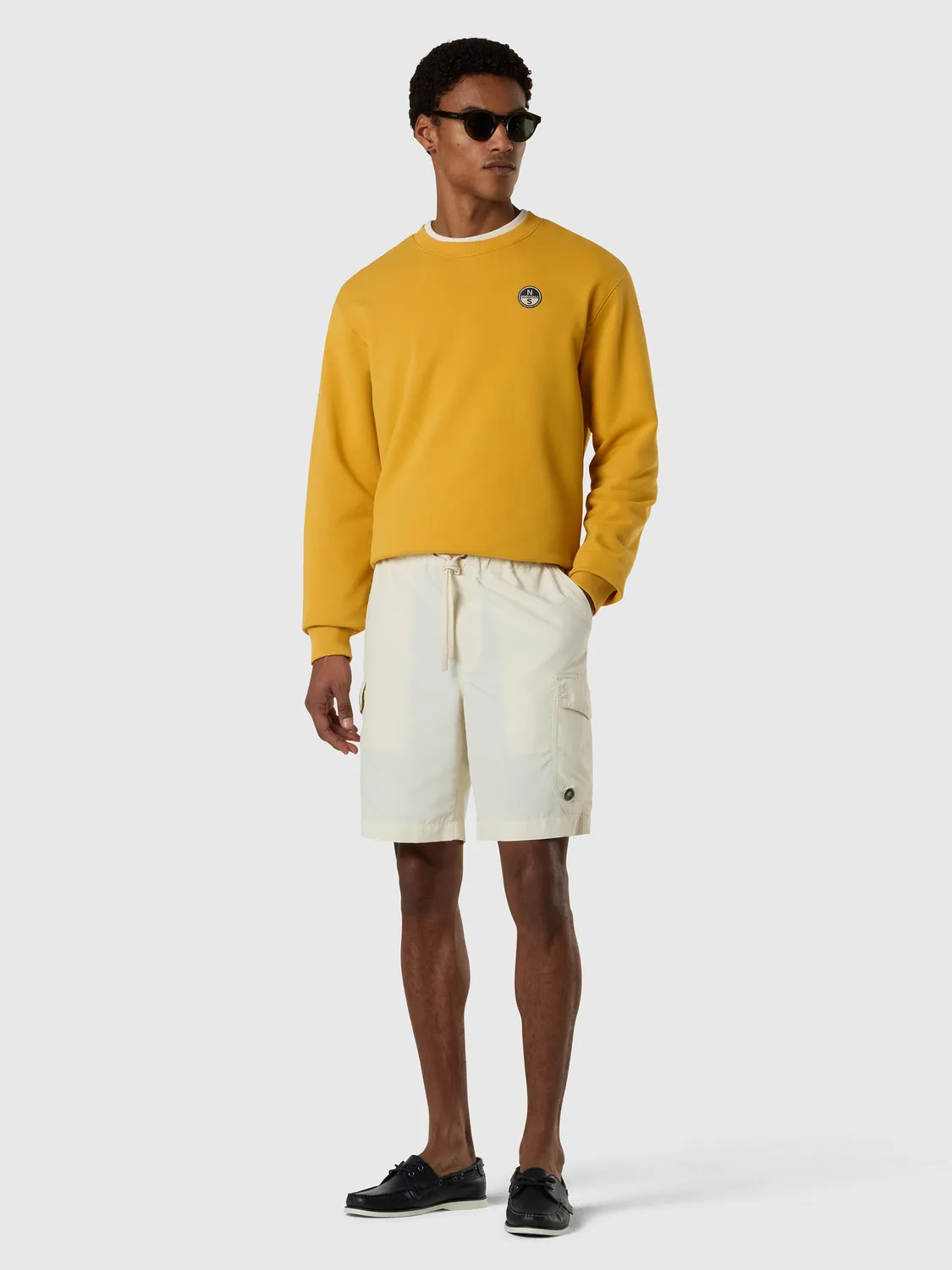 North Sails poplin short cargo léger homme navy