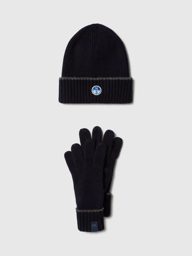North Sails Coffret bonnet gants hiver cachemire