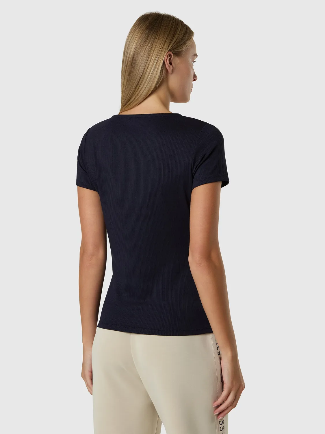 North Sails Guess t-shirt femme boutonné bleu marine