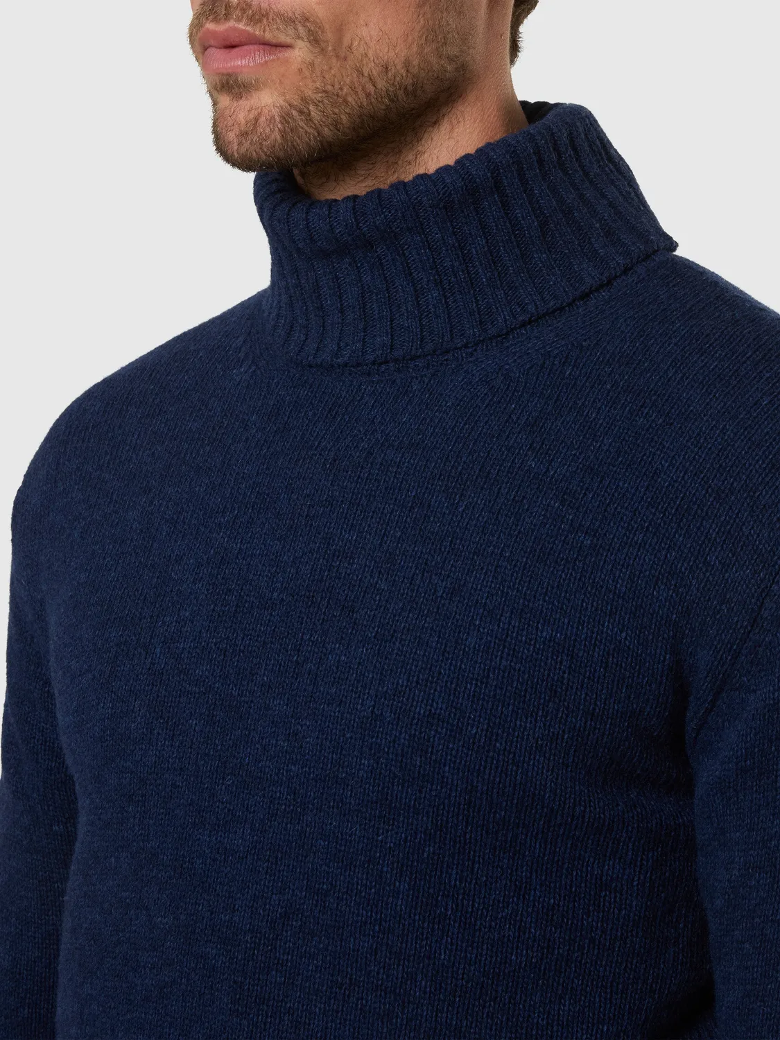 North Sails pull col roulé laine-nylon chaud homme