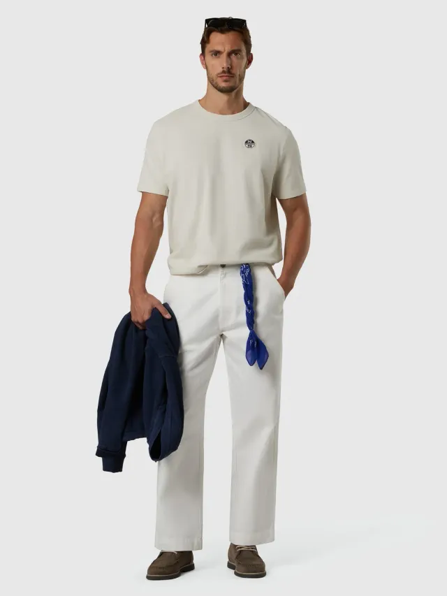 North Sails Archive t-shirt coton épais white onyx