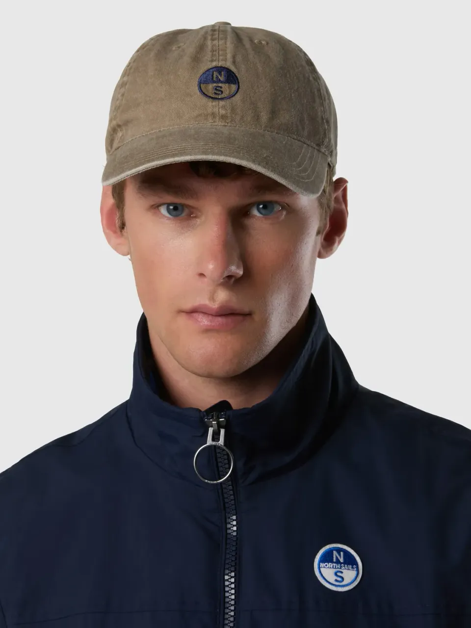 North Sails casquette baseball logo beige chino