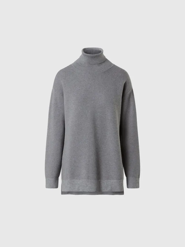 North Sails pull col roulé laine gris