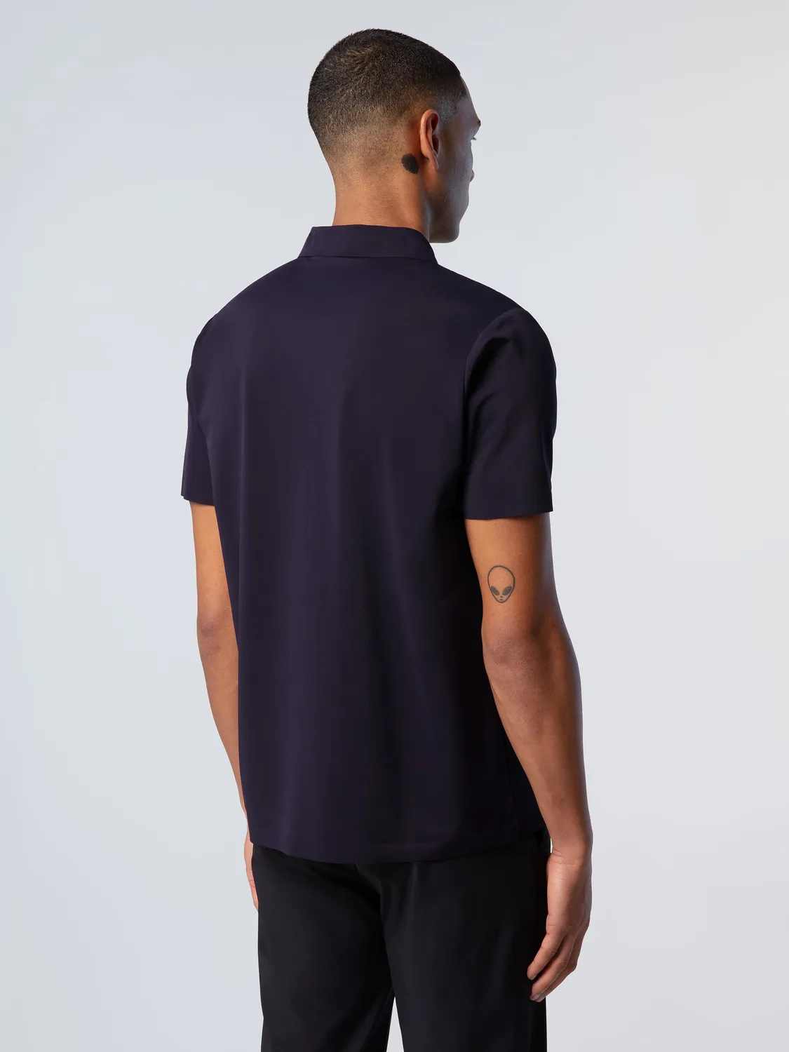 North Sails polo micro-piqué NorthTech noir homme