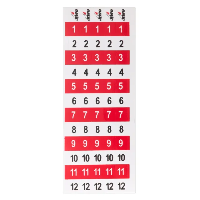 RWO R7350 Adjustr Scale Small-10mm réglette adhésive 10 pcs étanche