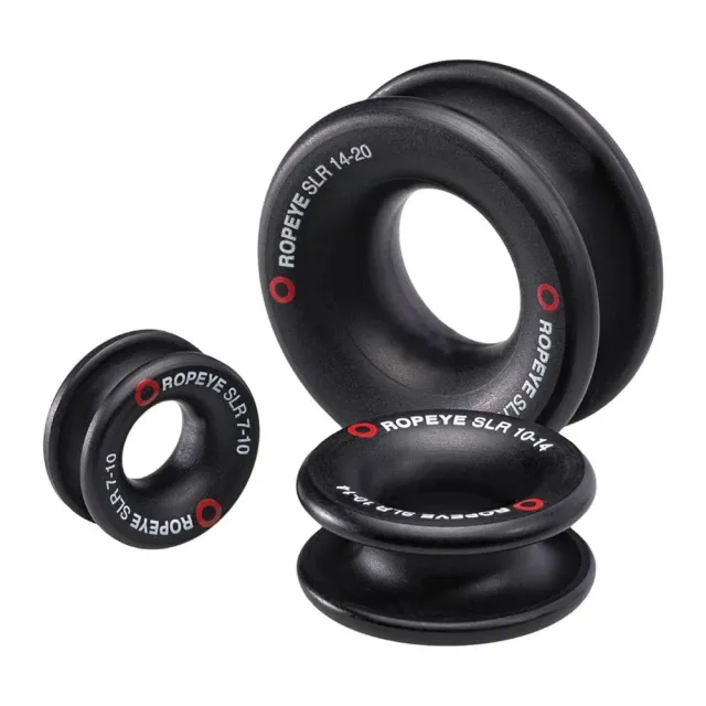 Ropeye SLR 10-14 anneau friction alu bout textile
